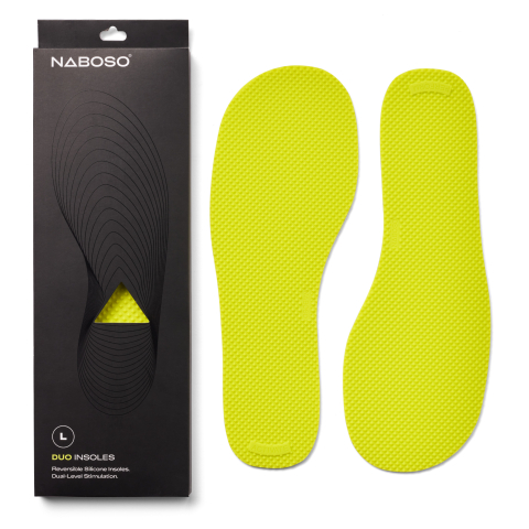 Naboso Duo Insole - Sensorische Inlegzolen - Geel - L