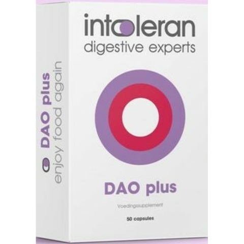 2x Intoleran DAO Plus 50 capsules