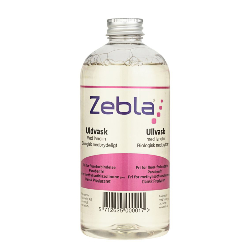 Zebla Wol Wasmiddel - 500 ml - Zebla - OneSize - Schoenpoets artikelen
