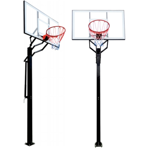 Vaste basketbalnet met verankering Softee