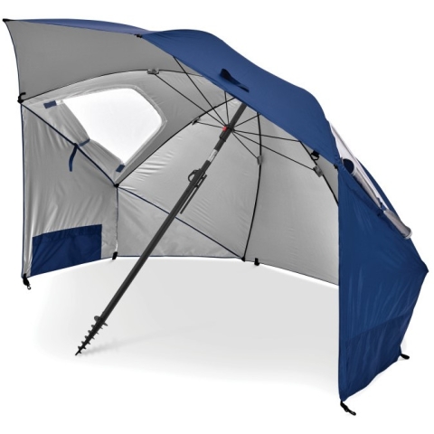 Sport-Brella Premiere Strandtent - Windscherm - Parasol - Blauw