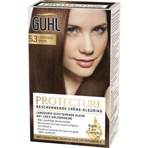 Guhl Beschermende Crème-kleuring No. 5.3 - Lichtgoudbruin - Haarverf