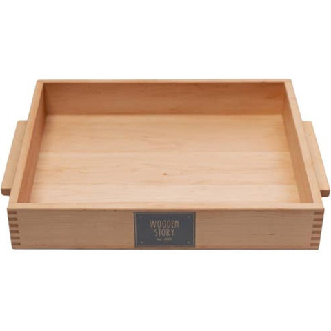 Groot zandplateau om op te schrijven Wooden Story