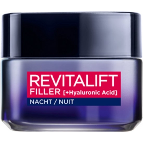 L’Oréal Paris Revitalift Filler Hyaluronzuur Nachtcrème Anti-veroudering - 50ml