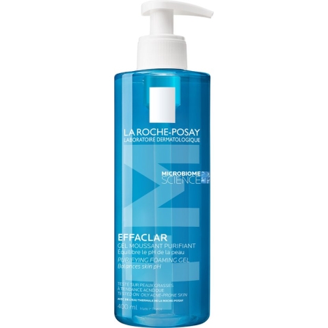 La Roche-Posay Effaclar Zuiverende Reinigingsgel +M - voor een Vette, Onzuivere Huid met Neiging tot Acne - 400ml
