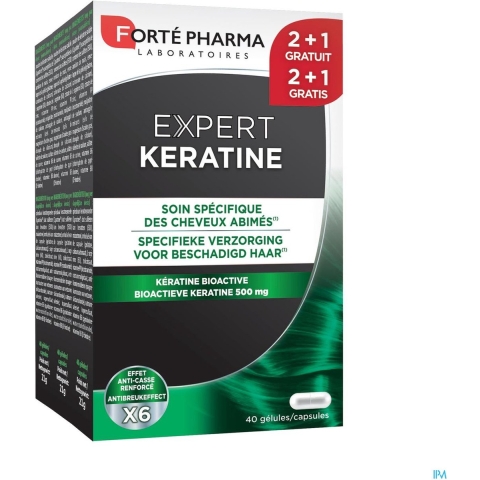 Forté Pharma Expert Keratine TRIO | 3 x 40 capsules PROMO