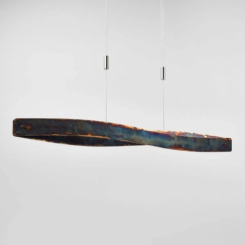 Lian Hanglamp Gold/Nickel Quitani - Woonkamer - Designer - Metaal - 1 lamp