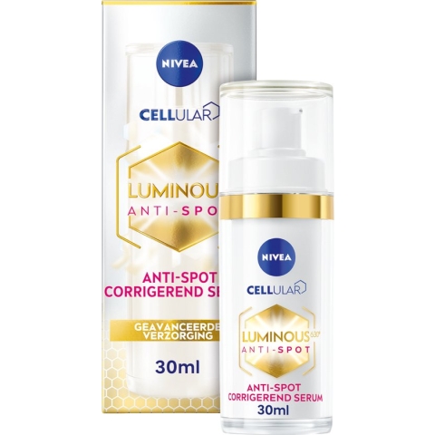 NIVEA Cellular Luminous Anti-Pigment Serum Gezicht - Gezichtsserum voor alle huidtypen - LUMINOUS630® - 30 ml