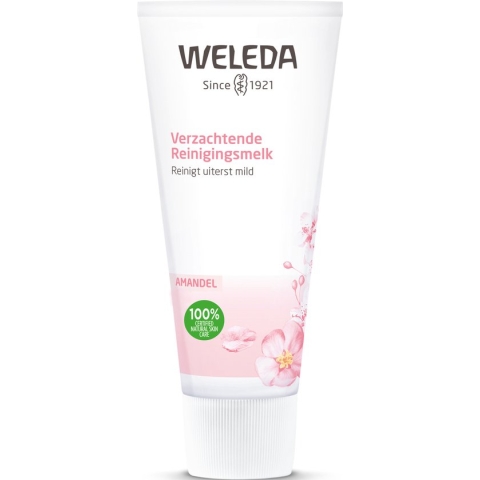 WELEDA - Verzachtende Reinigingsmelk - Amandel - 75ml - 100% natuurlijk