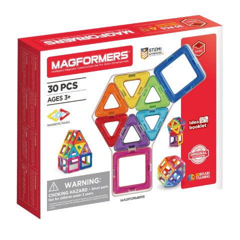 Magformers Magneetset - 30 Onderdelen - Magformers - OneSize - Magnetisch speelgoed