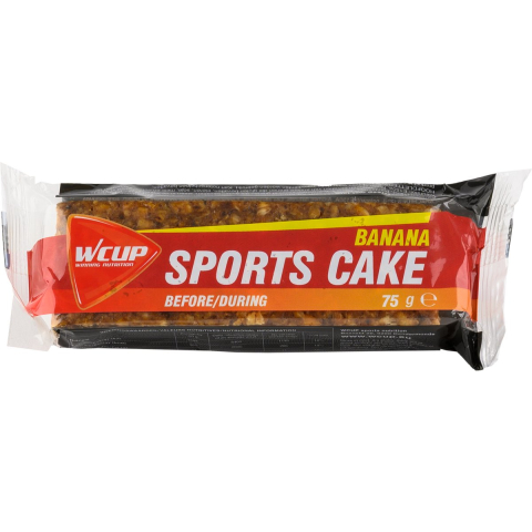 WCUP Sports Cake Banaan | 20 x 75 g
