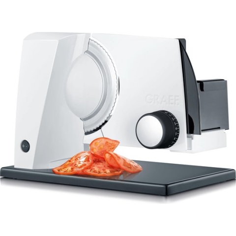 Graef SKS 11001 - Metalen allessnijder Ø 17cm + 170W + gekarteld mes