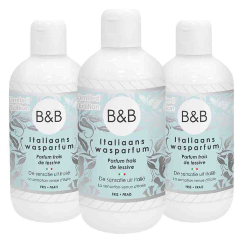 3x B&B Italiaanse Wasparfum Limited Edition Fris 250 ml