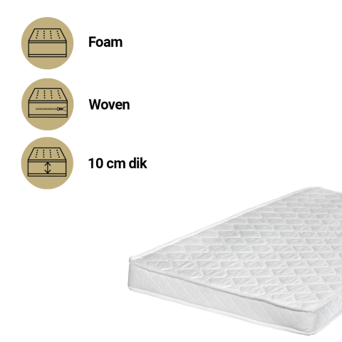 Matras Eenpersoons Best Sleep 90x190 Comfort Plus