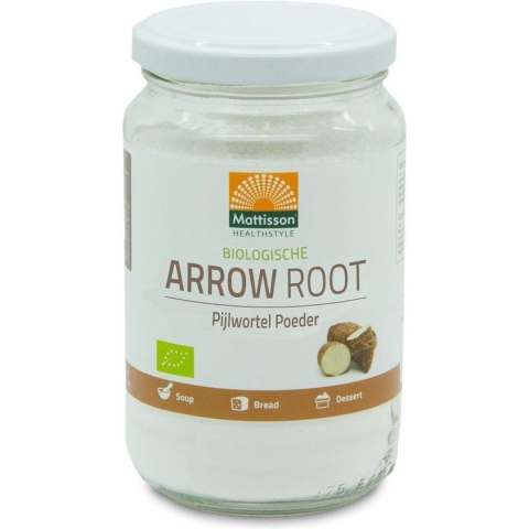 Mattisson - Biologische Pijlstaartwortel poeder - Arrowroot - 190 g