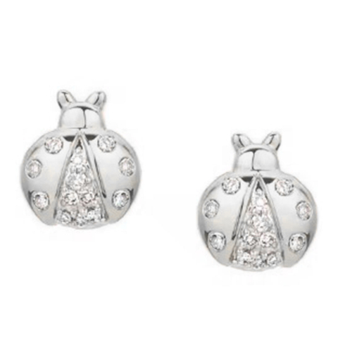 MillaVanilla Oorbellen - Lieveheersbeestje - Zilver - MillaVanilla - OneSize - Sieraden