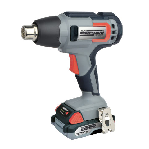 Brüder Mannesmann Heteluchtblazer op accu 20V, 2,0Ah (Hobby) - 49530