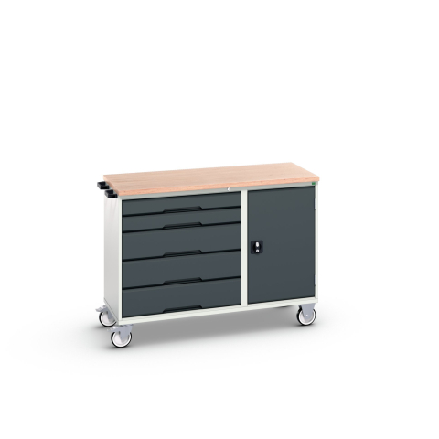 Bott Verso Montagewagen | 5 Lades | 1 Deur | Multiplex Blad | RAL 7016 - 16927151.19