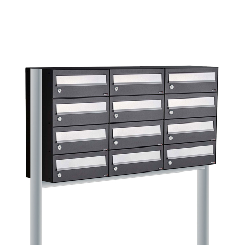 Allux Hive Set 3-Breed, 4-Hoog Op Statief Zwart - 40030070_3x4s