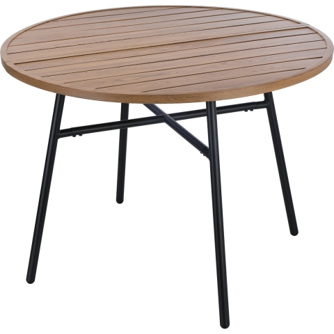 VDD – Tuintafel – Buitentafel – Ronde tafel – Aluminium – 100 x 73,5cm