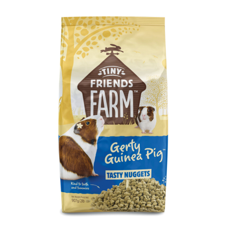6x Tiny Friends Farm Gerty Guinea Pig Tasty Nuggets 907 gr