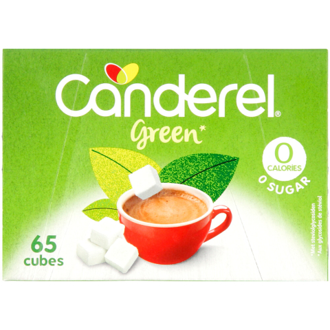 6x Canderel Green Stevia Klontjes 65 stuks