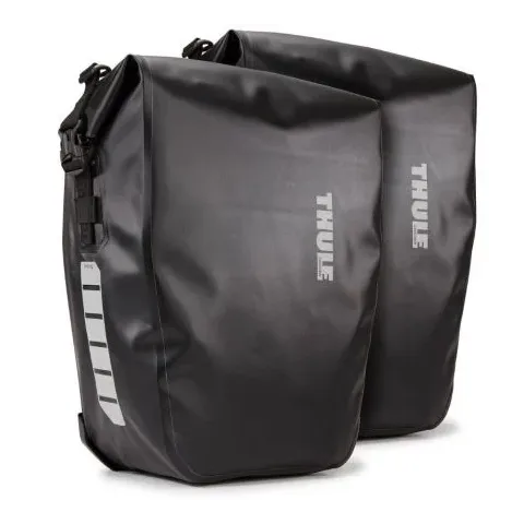 Dubbele fietstas Shield Pannier Large 50L Zwart