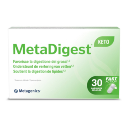 2x Metagenics Metadigest Keto 30 capsules