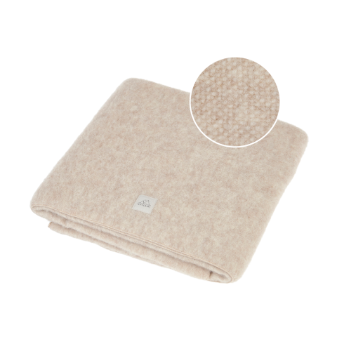 Deken Wieg Nanami Wol Naturel 75x100