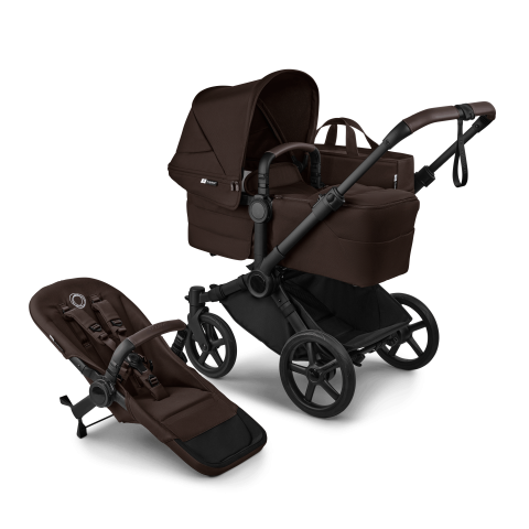 Kinderwagen Bugaboo Donkey6 Single Complete Black/Cacoa Brown
