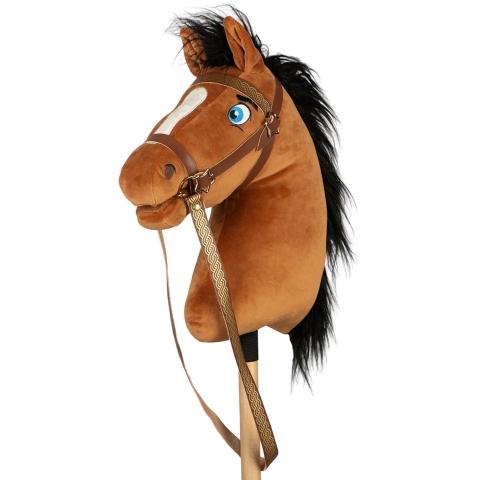 Stokpaardje KNHS Hobby Horse Bixie Bruin | Maat: ONE SIZE