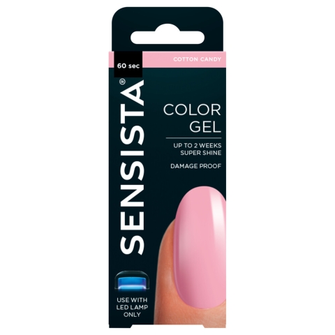 6x Sensista Color Gel Cotton Candy 7,5 ml