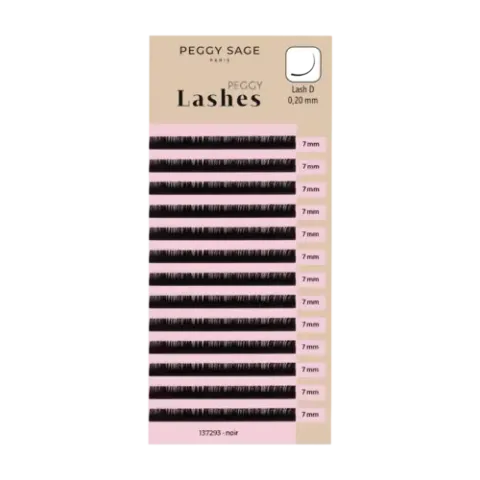 Peggy Sage Lash To Lash Eyelash Extensions - Lash D - 0,20mm 7mm