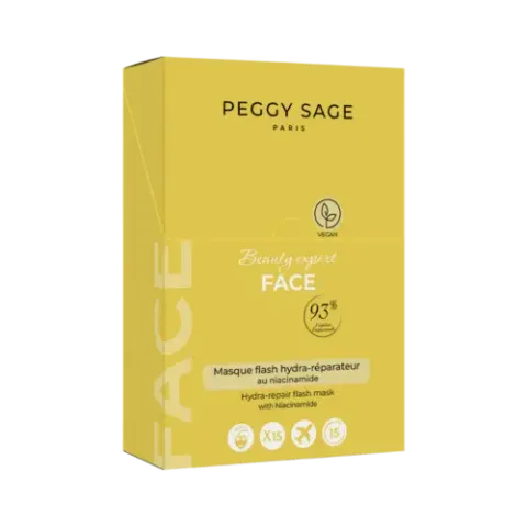 Peggy Sage Beauty Expert Face Hydra-repair Flash Mask 15pcs - display