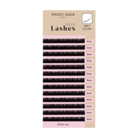 Peggy Sage Lash To Lash Eyelash Extensions - Lash C - 0,15mm 8mm