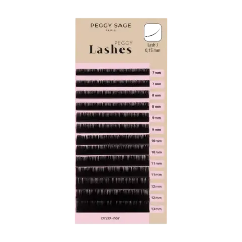 Peggy Sage Lash To Lash Eyelash Extensions - Lash J - 0,15mm 7 - 13mm