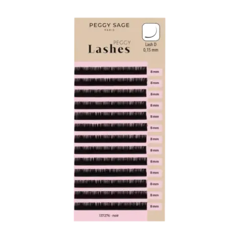 Peggy Sage Lash To Lash Eyelash Extensions - Lash D - 0,15mm 8mm