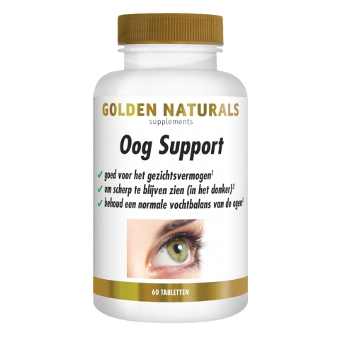 2x Golden Naturals Oog Support 60 vegacapsules