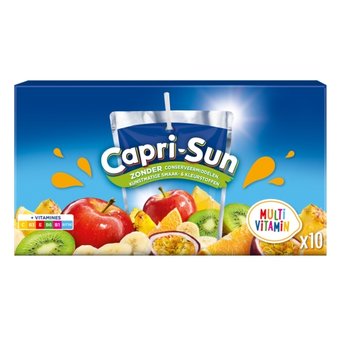 4x Capri Sun Multipack Multivitamine 10 x 200 ml