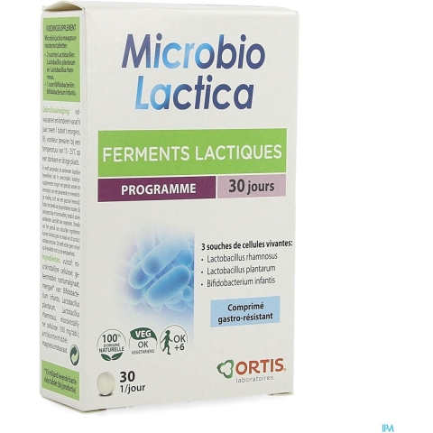 Ortis Microbio Lactica | 30 tabletten