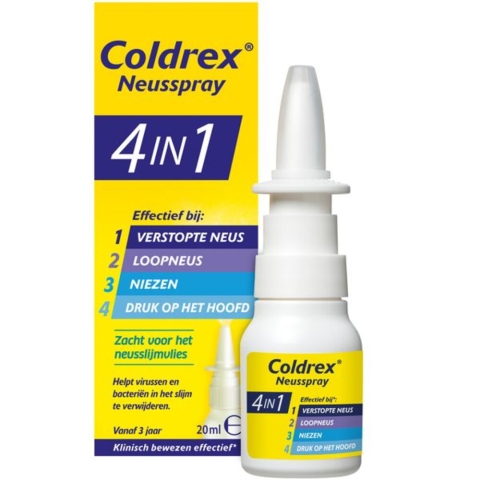 2x Coldrex Neusspray 4 in 1 20 ml