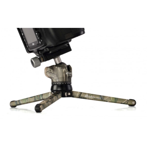 Leofoto Pocket Mini Tripod MT-01 + Ballhead LH-25 Camo