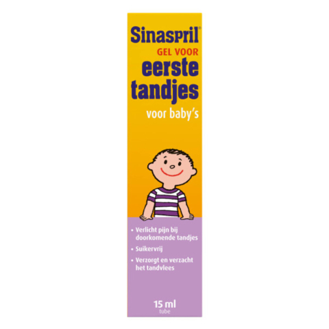 2x Sinaspril Gel Bij Doorkomende Tandjes 15 ml