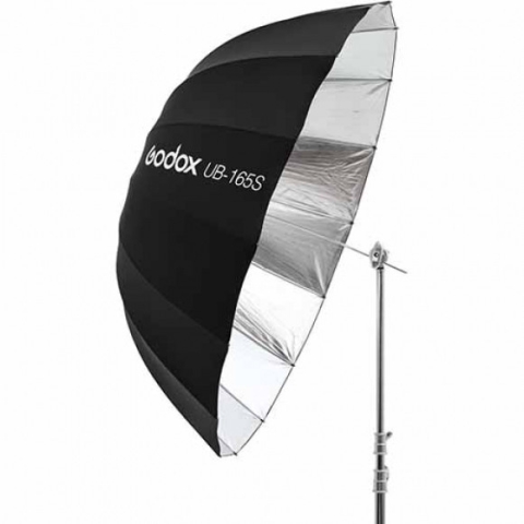 Godox 165cm Parabolische Paraplu Zwart & Zilver UB-165S