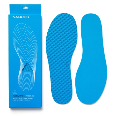Naboso Activation Insole - Sensorische Inlegzolen - Blauw - S