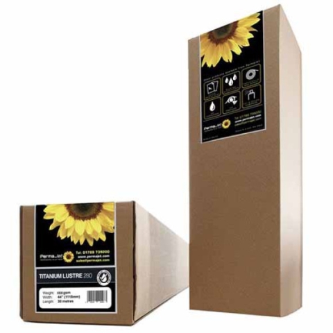 Permajet Titanium Lustre Metallic 280G Rol 44 Inches 30m
