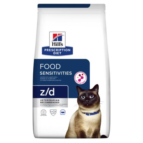 Hill's Prescription Diet z/d Food Sensitivities Kattenvoer Droog 3 kg