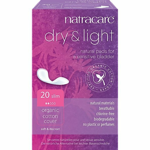 3x Natracare Incontinentieverband Slim 20 stuks