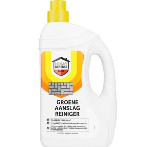 3x Home Defense Groene Aanslag Reiniger Concentraat 100m2 1 liter