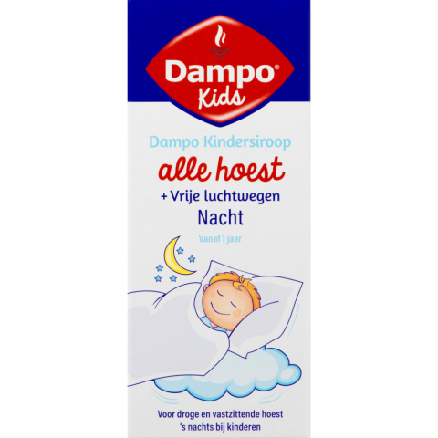 3x Dampo Kids Alle Hoest Nacht 100 ml